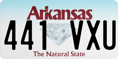 AR license plate 441VXU