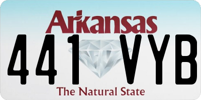 AR license plate 441VYB