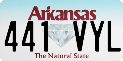 AR license plate 441VYL