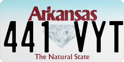 AR license plate 441VYT