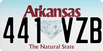 AR license plate 441VZB