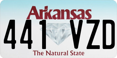 AR license plate 441VZD