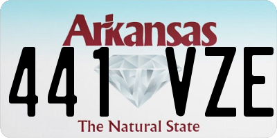 AR license plate 441VZE