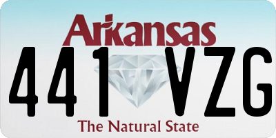AR license plate 441VZG