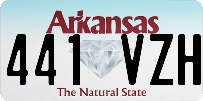 AR license plate 441VZH