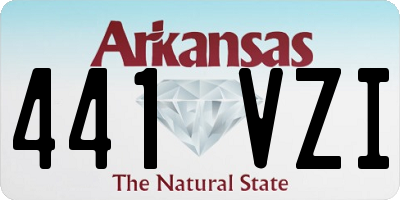 AR license plate 441VZI