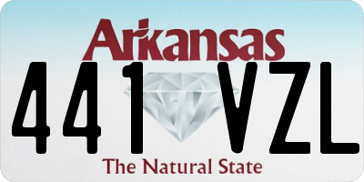 AR license plate 441VZL