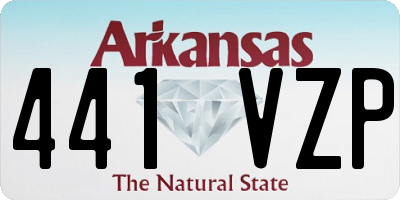 AR license plate 441VZP