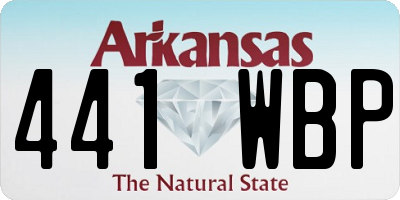 AR license plate 441WBP