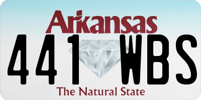 AR license plate 441WBS