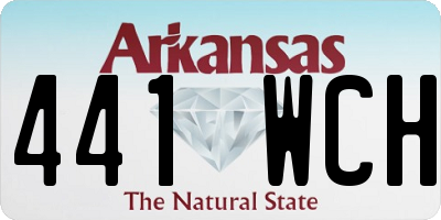 AR license plate 441WCH