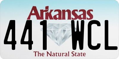 AR license plate 441WCL