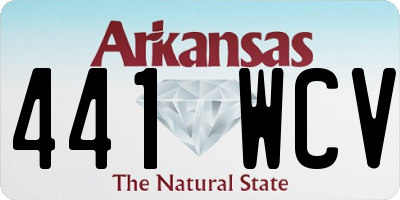 AR license plate 441WCV