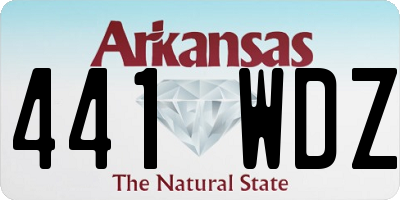AR license plate 441WDZ