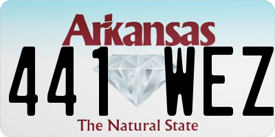 AR license plate 441WEZ