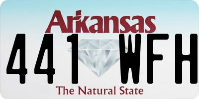 AR license plate 441WFH