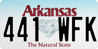 AR license plate 441WFK