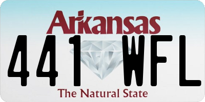 AR license plate 441WFL