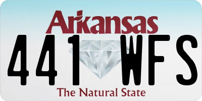 AR license plate 441WFS
