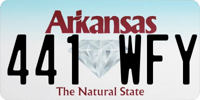 AR license plate 441WFY