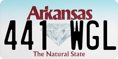 AR license plate 441WGL