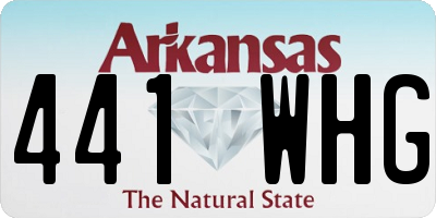 AR license plate 441WHG
