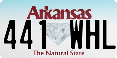 AR license plate 441WHL