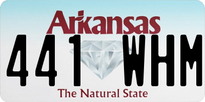 AR license plate 441WHM