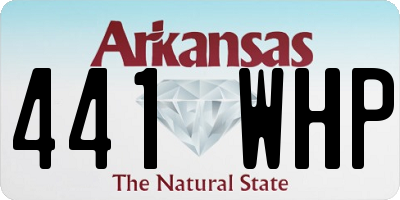 AR license plate 441WHP