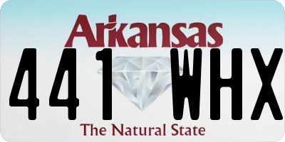 AR license plate 441WHX