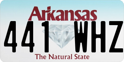 AR license plate 441WHZ