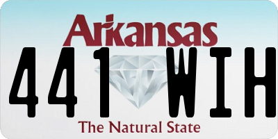 AR license plate 441WIH