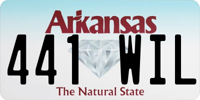 AR license plate 441WIL
