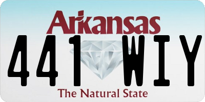 AR license plate 441WIY