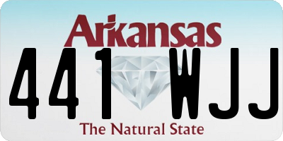 AR license plate 441WJJ