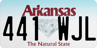 AR license plate 441WJL