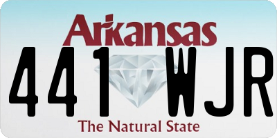 AR license plate 441WJR