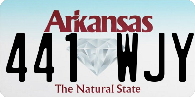 AR license plate 441WJY