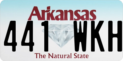 AR license plate 441WKH