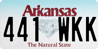 AR license plate 441WKK