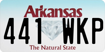 AR license plate 441WKP