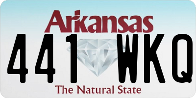 AR license plate 441WKQ