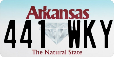 AR license plate 441WKY