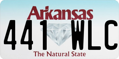 AR license plate 441WLC