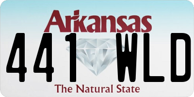 AR license plate 441WLD