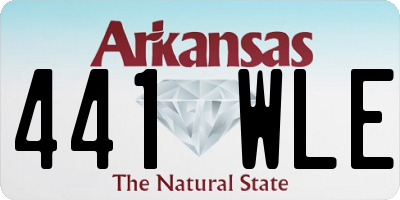 AR license plate 441WLE