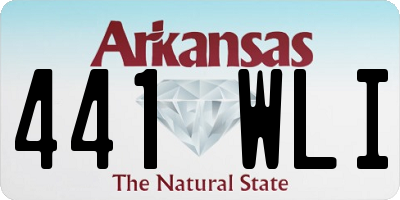 AR license plate 441WLI