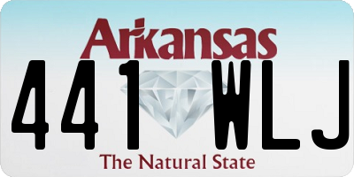 AR license plate 441WLJ