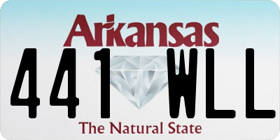 AR license plate 441WLL