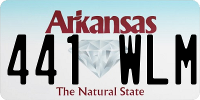 AR license plate 441WLM